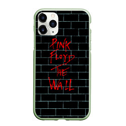 Чехол iPhone 11 Pro матовый Pink Floyd: The Wall, цвет: 3D-салатовый