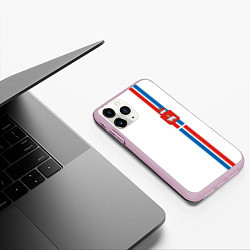 Чехол iPhone 11 Pro матовый Пермский край, цвет: 3D-розовый — фото 2