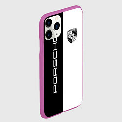 Чехол iPhone 11 Pro матовый Porsche Design, цвет: 3D-фиолетовый — фото 2