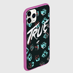 Чехол iPhone 11 Pro матовый Avicii: True, цвет: 3D-фиолетовый — фото 2
