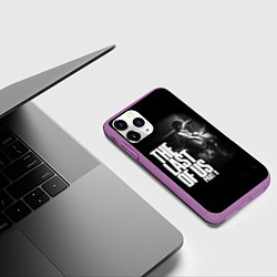 Чехол iPhone 11 Pro матовый The Last of Us: Part II, цвет: 3D-фиолетовый — фото 2