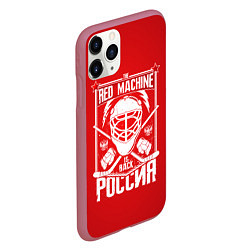 Чехол iPhone 11 Pro матовый Red machine is back, цвет: 3D-малиновый — фото 2