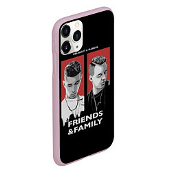 Чехол iPhone 11 Pro матовый Markul: Friends & Family, цвет: 3D-розовый — фото 2