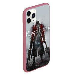 Чехол iPhone 11 Pro матовый Bloodborne: Hell Knight, цвет: 3D-малиновый — фото 2