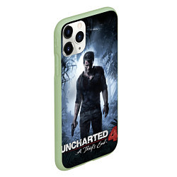 Чехол iPhone 11 Pro матовый Uncharted 4: A Thief's End, цвет: 3D-салатовый — фото 2