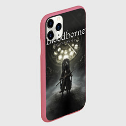 Чехол iPhone 11 Pro матовый Bloodborne: Shrine, цвет: 3D-малиновый — фото 2