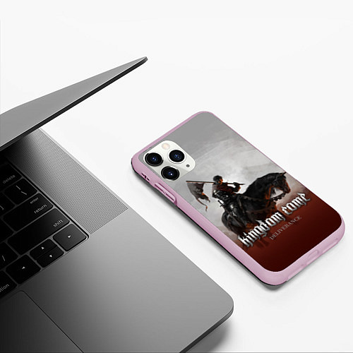 Чехол iPhone 11 Pro матовый Kingdom Come: Knight Henry / 3D-Розовый – фото 3