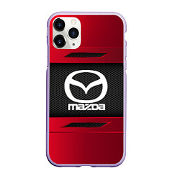 Чехол iPhone 11 Pro матовый Mazda Sport, цвет: 3D-светло-сиреневый