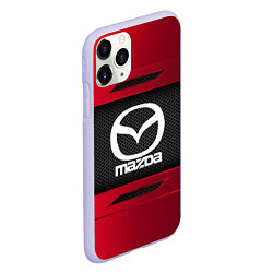 Чехол iPhone 11 Pro матовый Mazda Sport, цвет: 3D-светло-сиреневый — фото 2