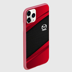 Чехол iPhone 11 Pro матовый Mazda: Red Sport, цвет: 3D-малиновый — фото 2