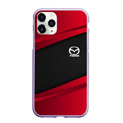 Чехол iPhone 11 Pro матовый Mazda: Red Sport, цвет: 3D-светло-сиреневый