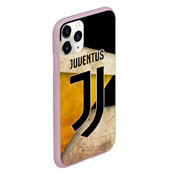 Чехол iPhone 11 Pro матовый FC Juventus: Old Style, цвет: 3D-розовый — фото 2