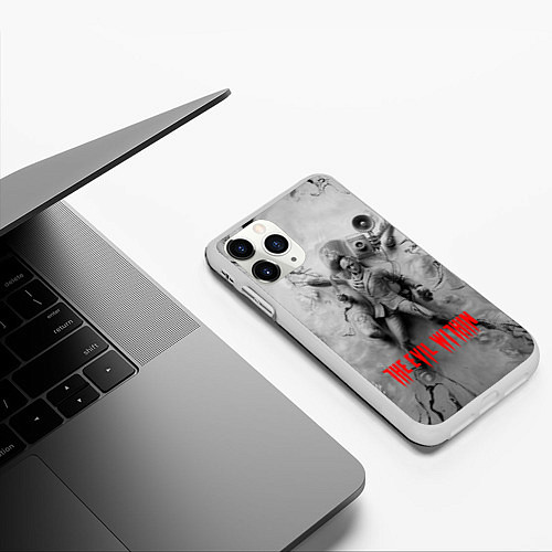 Чехол iPhone 11 Pro матовый The Evil Within / 3D-Белый – фото 3