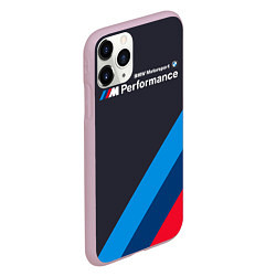 Чехол iPhone 11 Pro матовый BMW M Performance, цвет: 3D-розовый — фото 2