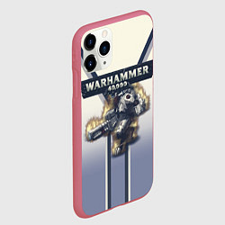 Чехол iPhone 11 Pro матовый Warhammer 40000: Tau Empire, цвет: 3D-малиновый — фото 2