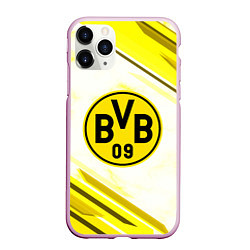 Чехол iPhone 11 Pro матовый Borussia, цвет: 3D-розовый