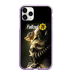 Чехол iPhone 11 Pro матовый FALLOUT 76, цвет: 3D-сиреневый