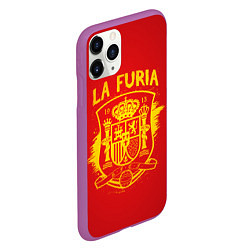 Чехол iPhone 11 Pro матовый La Furia, цвет: 3D-фиолетовый — фото 2