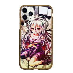 Чехол iPhone 11 Pro матовый No Game No Life, цвет: 3D-коричневый