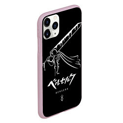 Чехол iPhone 11 Pro матовый Berserk Khight, цвет: 3D-розовый — фото 2