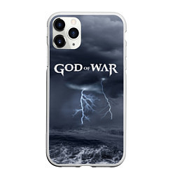 Чехол iPhone 11 Pro матовый God of War: Storm, цвет: 3D-белый