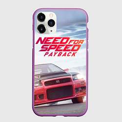 Чехол iPhone 11 Pro матовый Need for Speed: Payback, цвет: 3D-фиолетовый