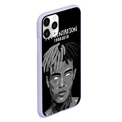 Чехол iPhone 11 Pro матовый XXXTentacion: 1998-2018, цвет: 3D-светло-сиреневый — фото 2