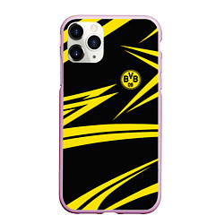 Чехол iPhone 11 Pro матовый FC Borussia: BVB Sport, цвет: 3D-розовый