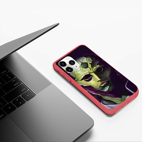 Чехол iPhone 11 Pro матовый Thane Krios / 3D-Красный – фото 3