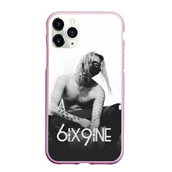 Чехол iPhone 11 Pro матовый 6IX9INE, цвет: 3D-розовый