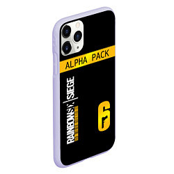 Чехол iPhone 11 Pro матовый Rainbow Six Siege: Alpha Pack, цвет: 3D-светло-сиреневый — фото 2