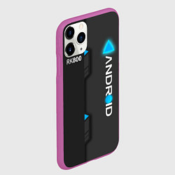 Чехол iPhone 11 Pro матовый RK800 Android, цвет: 3D-фиолетовый — фото 2