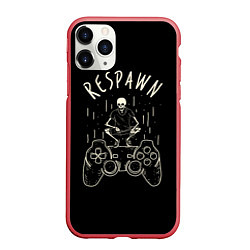 Чехол iPhone 11 Pro матовый Respawn: Dead Player, цвет: 3D-красный