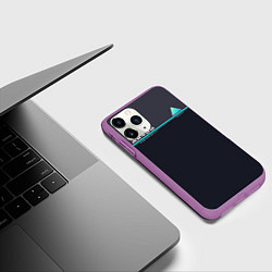 Чехол iPhone 11 Pro матовый Detroit: AX400, цвет: 3D-фиолетовый — фото 2
