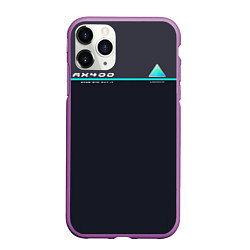 Чехол iPhone 11 Pro матовый Detroit: AX400, цвет: 3D-фиолетовый