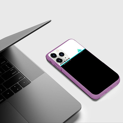 Чехол iPhone 11 Pro матовый Detroit: RK900 / 3D-Фиолетовый – фото 3