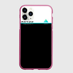 Чехол iPhone 11 Pro матовый Detroit: AX400, цвет: 3D-малиновый
