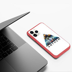 Чехол iPhone 11 Pro матовый ANTHEM Planet, цвет: 3D-красный — фото 2