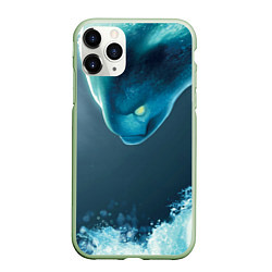 Чехол iPhone 11 Pro матовый Dota 2: Morphling, цвет: 3D-салатовый