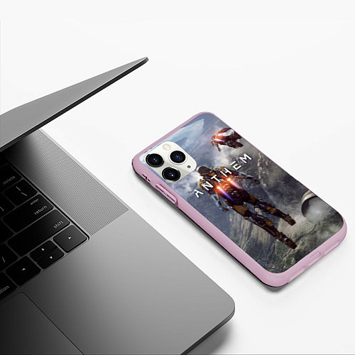 Чехол iPhone 11 Pro матовый ANTHEM / 3D-Розовый – фото 3