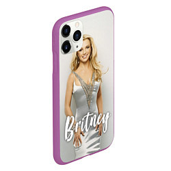 Чехол iPhone 11 Pro матовый Britney Spears, цвет: 3D-фиолетовый — фото 2