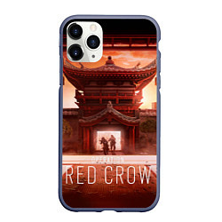 Чехол iPhone 11 Pro матовый R6S: Red Crow, цвет: 3D-серый