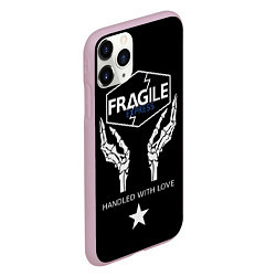 Чехол iPhone 11 Pro матовый Death Stranding: Fragile Express, цвет: 3D-розовый — фото 2