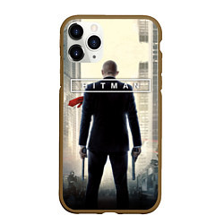 Чехол iPhone 11 Pro матовый Hitman: Retribution, цвет: 3D-коричневый