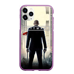 Чехол iPhone 11 Pro матовый Hitman: Retribution, цвет: 3D-фиолетовый