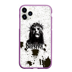 Чехол iPhone 11 Pro матовый Slipknot Demon, цвет: 3D-фиолетовый