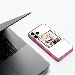 Чехол iPhone 11 Pro матовый Rachel Gardner, цвет: 3D-малиновый — фото 2
