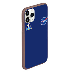 Чехол iPhone 11 Pro матовый NASA: Special Form, цвет: 3D-коричневый — фото 2