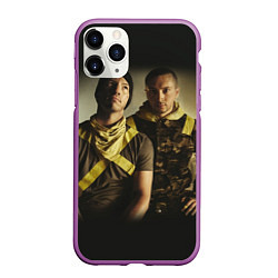 Чехол iPhone 11 Pro матовый 21 Pilots Boys, цвет: 3D-фиолетовый