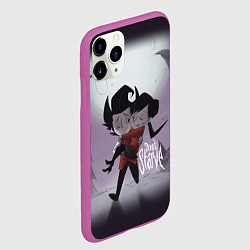Чехол iPhone 11 Pro матовый Don't Starve: Love, цвет: 3D-фиолетовый — фото 2